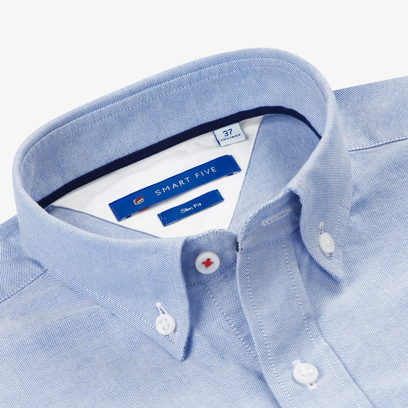 smartfive秋装小领牛津纺男男衬衣 君泰服饰衬衫