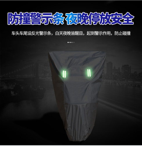 QJMOTOR钱江赛250专用摩托车专用防雨防晒加厚遮阳牛津车衣车罩套 - 图1