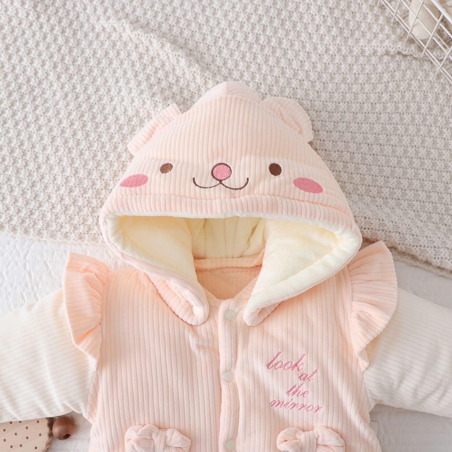 0-3岁女宝宝棉衣套装加厚300g冬装加绒加棉棉袄棉裤分体过冬棉服,淘宝优惠券,粉丝福利购,淘宝优惠卷