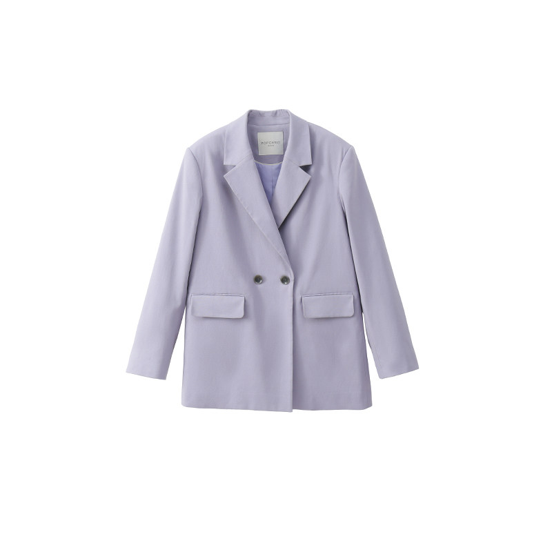 【到手299元】精裁版型双排扣气质休闲宽松小西装外套高级感西服,淘宝优惠券,粉丝福利购,淘宝优惠卷