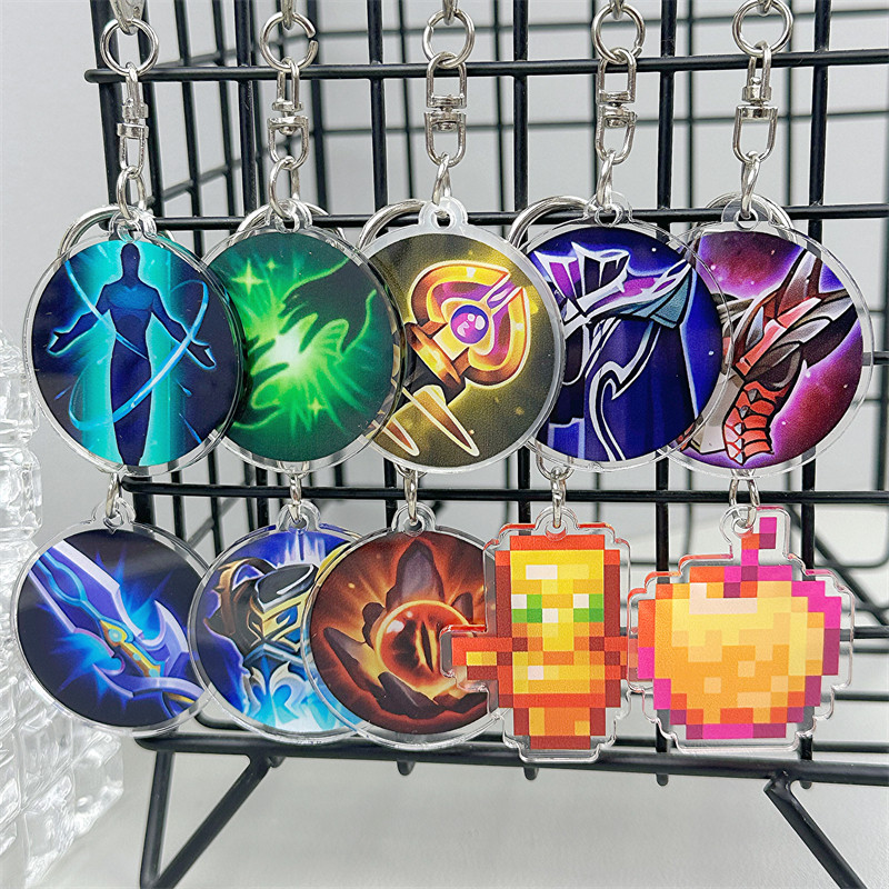 王者荣耀挂件MC我的世界不死图腾挂件王者荣耀复活甲名刀保命挂件全套书包挂件