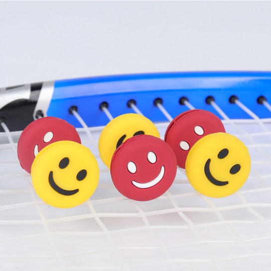 Smiley face and expression tennis racket shock absorber with high appearance and shockproof