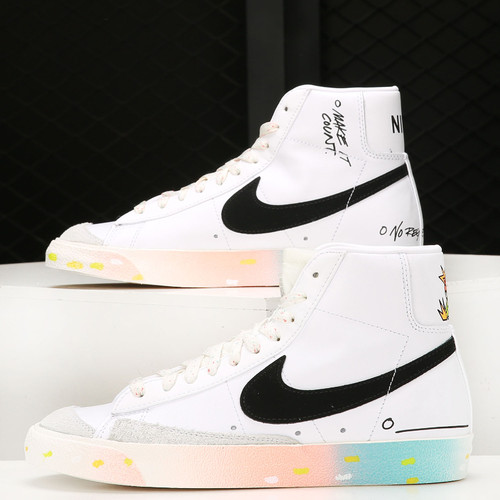 Nike/耐克正品男子开拓者BLAZER MID高帮休闲板鞋DJ4278-101 - 图3
