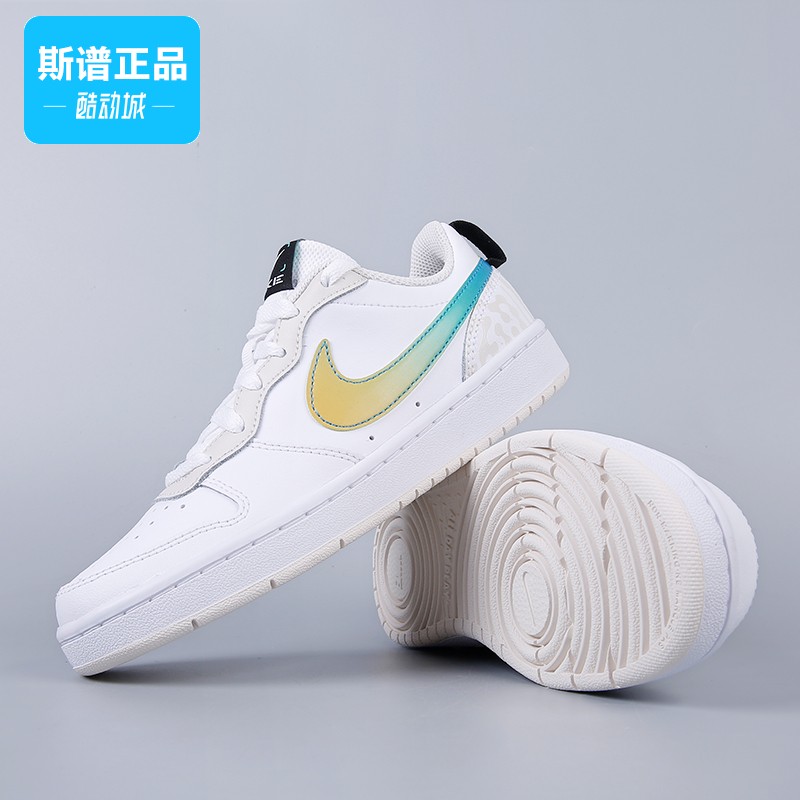 NIKE耐克正品大童COURT BOROUGH LOW运动休闲鞋板鞋FJ7692-191 - 图1