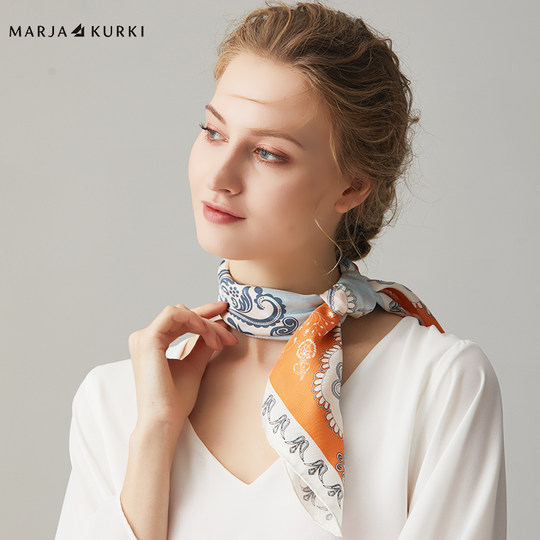 Silk square scarf mulberry silk high-end gift box