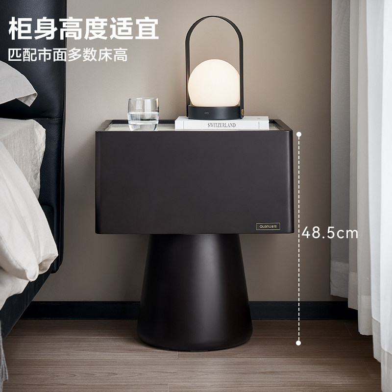 全友家居2025新款意式极简带灯智能床头柜卧室家用床边收纳柜子KD,淘宝优惠券,粉丝福利购,淘宝优惠卷