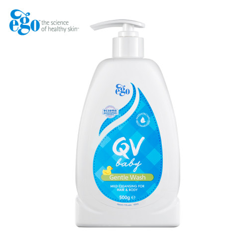 Ego QV儿童洗发沐浴二合一婴儿沐浴露洗发水儿童低泡大黄鸭500g - 图0
