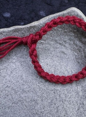 新燕云十六声红线周边少东家同款编织手绳情侣本命年男女藏式民族