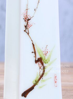 景德镇陶瓷高档手绘工艺品花瓶