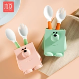 Посуда для кормления, детская коробка для хранения, силиконовый держатель для ручек для младенца, палочки для еды