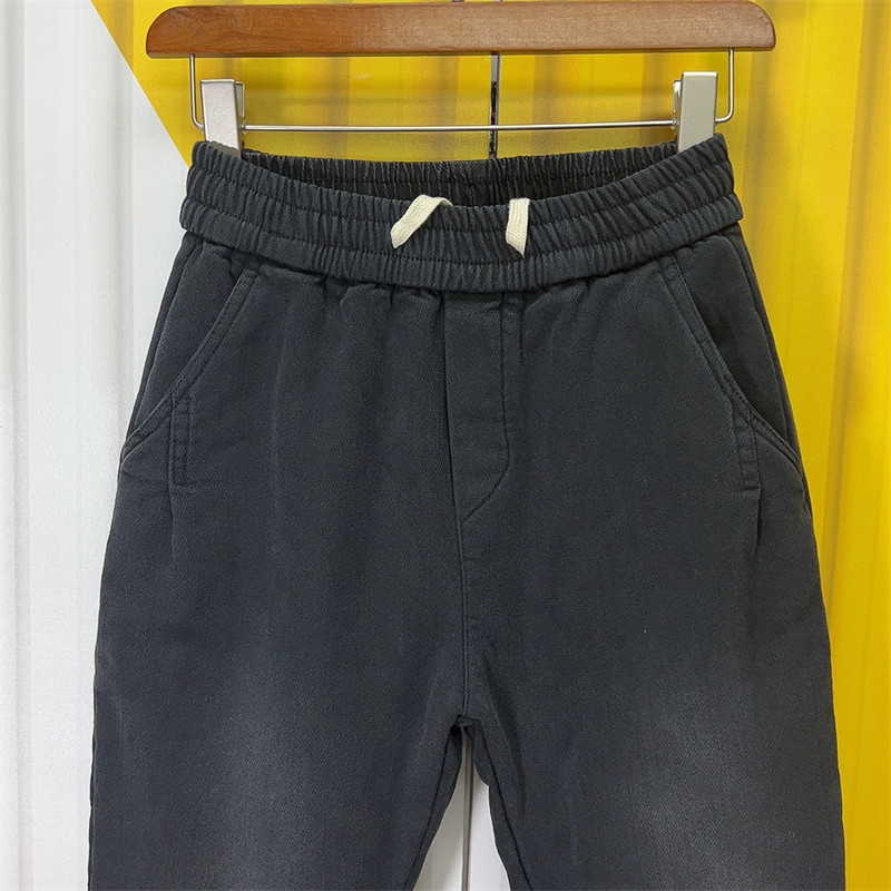 2024春夏新款牛仔裤男士黑色九分休闲裤水洗修身痞帅抽绳束脚裤子,淘宝优惠券,粉丝福利购,淘宝优惠卷