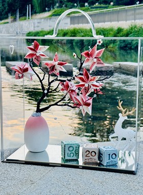 高端发财树有钱花全套手工材料