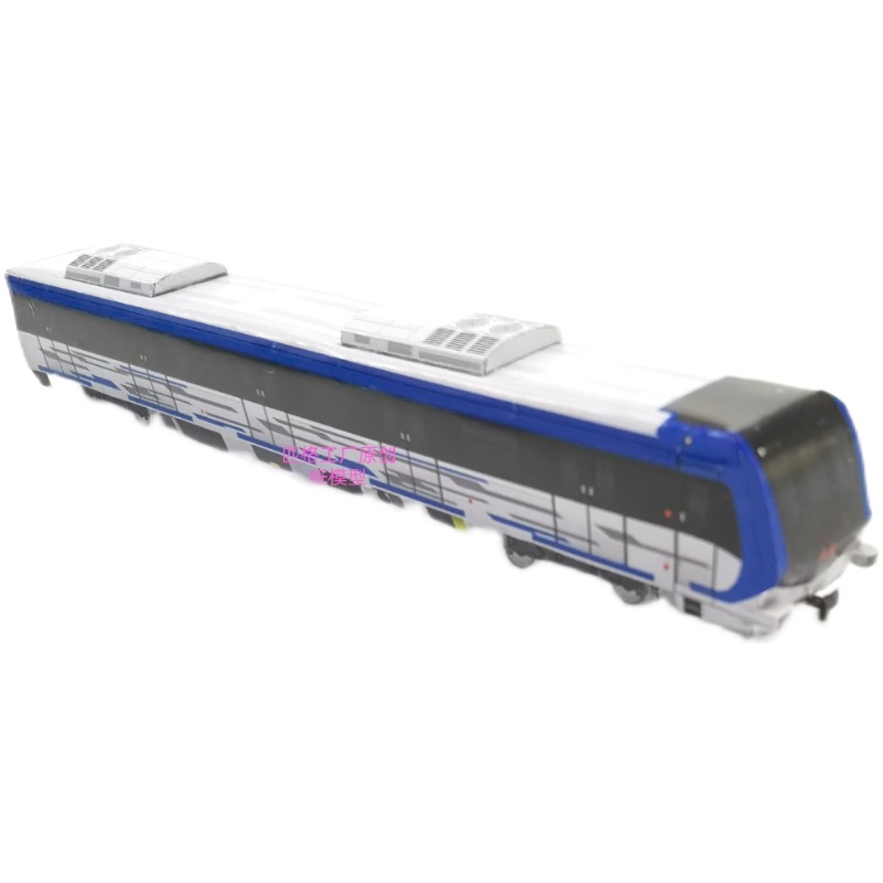 匹格n比例北京地铁17号线列车模型3D纸模DIY手工火车地铁轻轨模型 - 图3