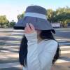 Banana shell fisherman hat velvet vinyl sun protection large brim women's anti-UV sun visor BM507