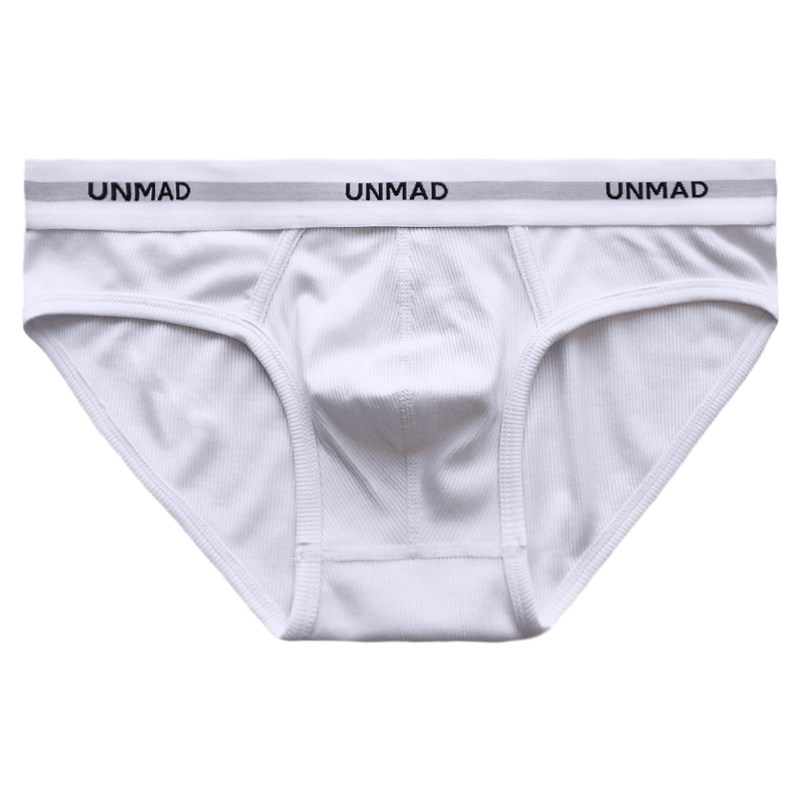 【2条69/3条99】UNMAD岩也男士三角内裤纯棉高弹透气运动健身简约,淘宝优惠券,粉丝福利购,淘宝优惠卷