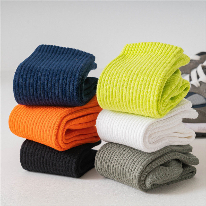 男高筒黑白加厚高帮防臭纯棉毛巾袜 质恋短袜/打底袜/丝袜/美腿袜