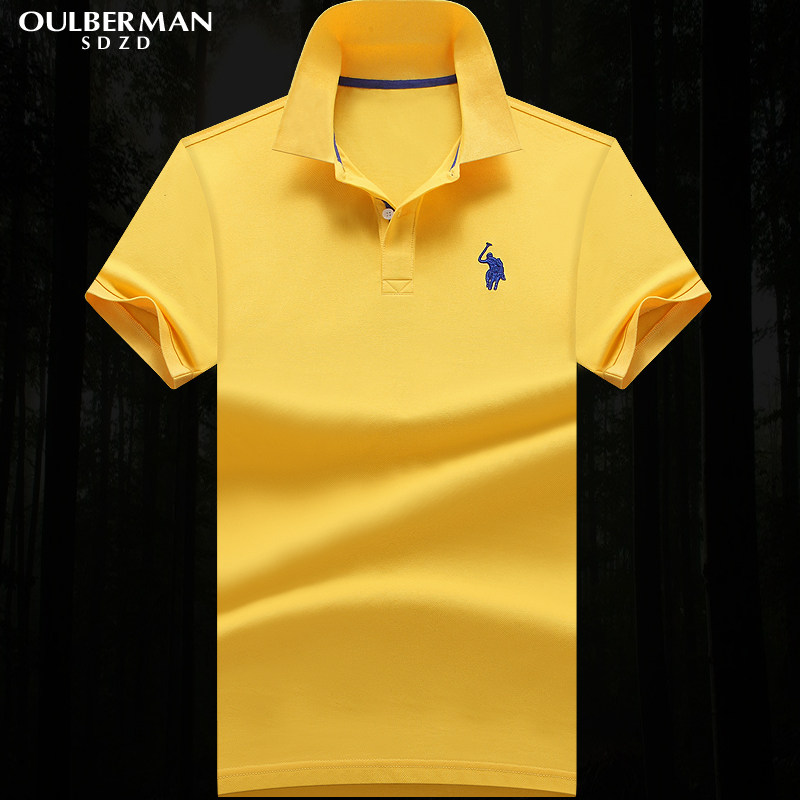 夏季保罗衫男士短袖丝光棉polo衫 oulbermansdzdT恤
