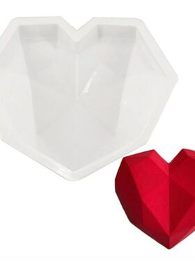 Big Diamond Heart Silicone Mold Big Love Heart Cake Fondant