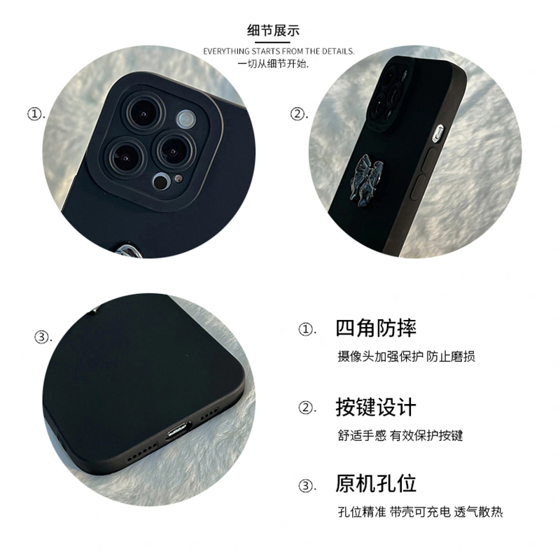 蝴蝶结适用华为nova5pro/6/7/8se立体mate30荣耀20/9x10手机壳p40 - 图3