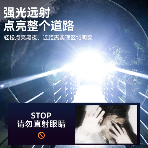 神火官方旗舰S5超强光小手电筒led充电超亮远射便携小型耐用户外 - 图0