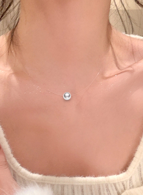 kevkev赵露思同款施家珍珠项链人鱼之珠叠戴吊坠夏日风七夕礼物女