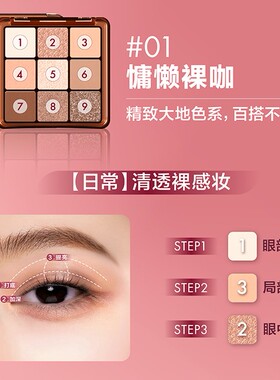 Sephora/丝芙兰小方盘九色眼影