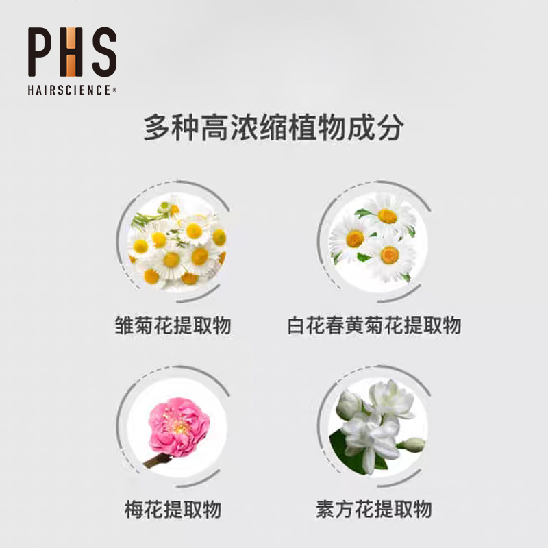 PHS HAIRSCIENCE清洁控油防头皮屑洗发露清爽洗发水200ml - 图1