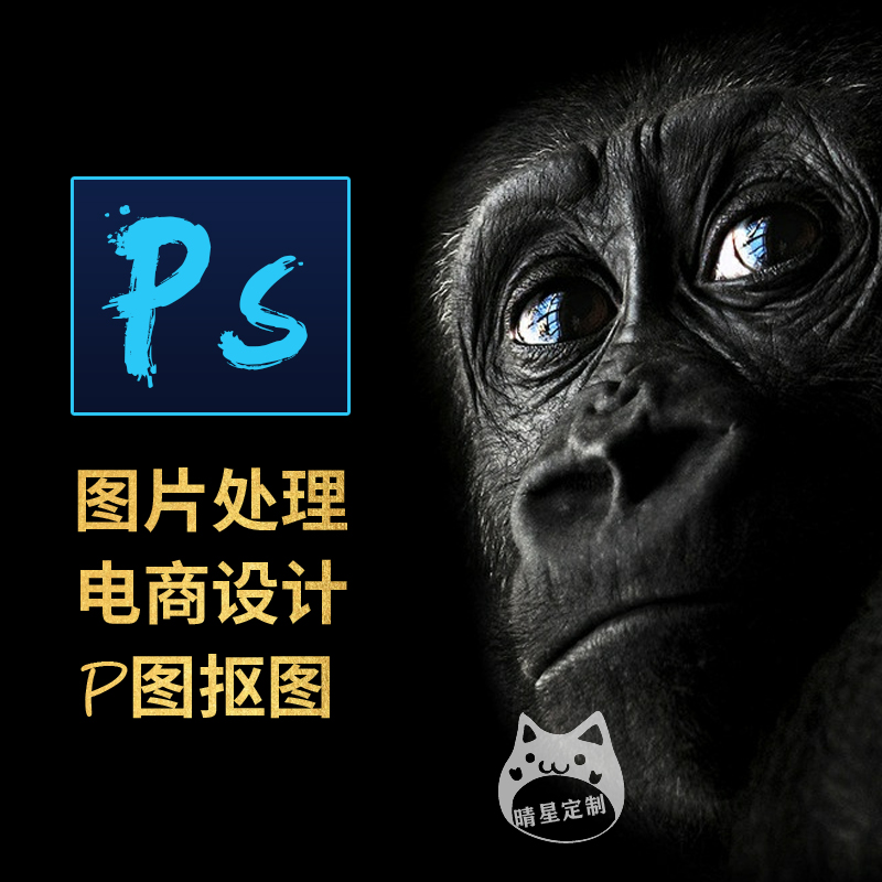 图片修改P字无痕换图照片电子版处理制作设计ps白底图PNG精细抠图