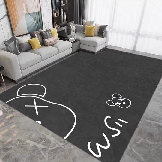 Trendy brand carpet, living room, bedroom, soundproof carpet, computer chair, gaming chair, room full floor, home cloakroom floor mat