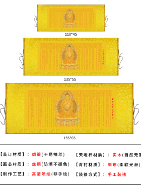 金刚经般若波罗蜜丝绸画