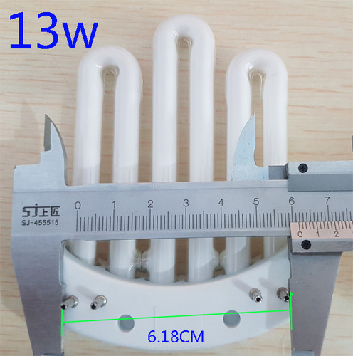 特价厨卫灯光源3U灯管排管32W/25W/13W圆形暗装厨卫灯四针3U弧形 - 图2