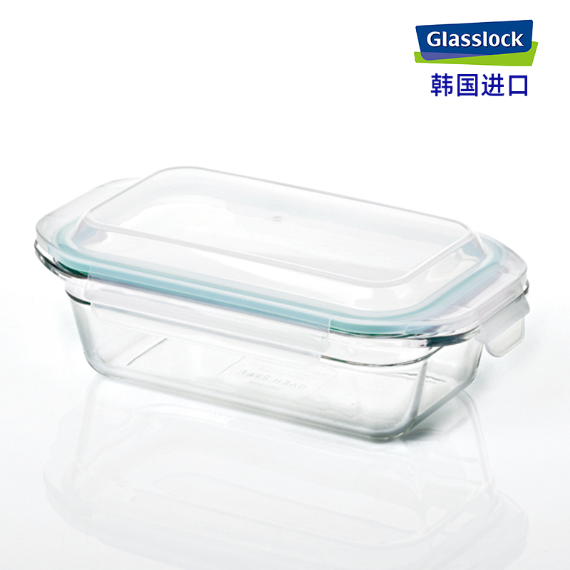 Glasslock耐热钢化玻璃保鲜盒烘焙模具微波炉烤箱款面包蛋糕烤盘