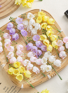 多色仿真铃兰小花串DIY材料装饰