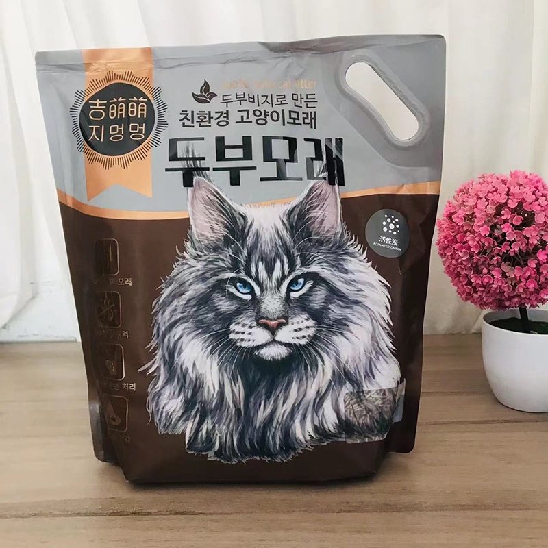 吉萌萌猫砂8L/18L豆腐韩国1.5mm特细原味绿茶活性炭猫沙 - 图3