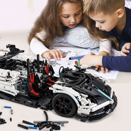Конструктор, радиоуправляемая машина, гоночный автомобиль, механическая модель автомобиля, игрушка