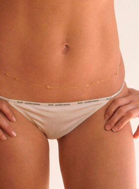 14k注金腰链性感肚皮小众设计