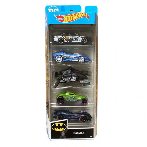 风火轮火辣小跑车交通组合5辆套装合金汽车模型玩具兰博基尼蝙蝠 - 图2