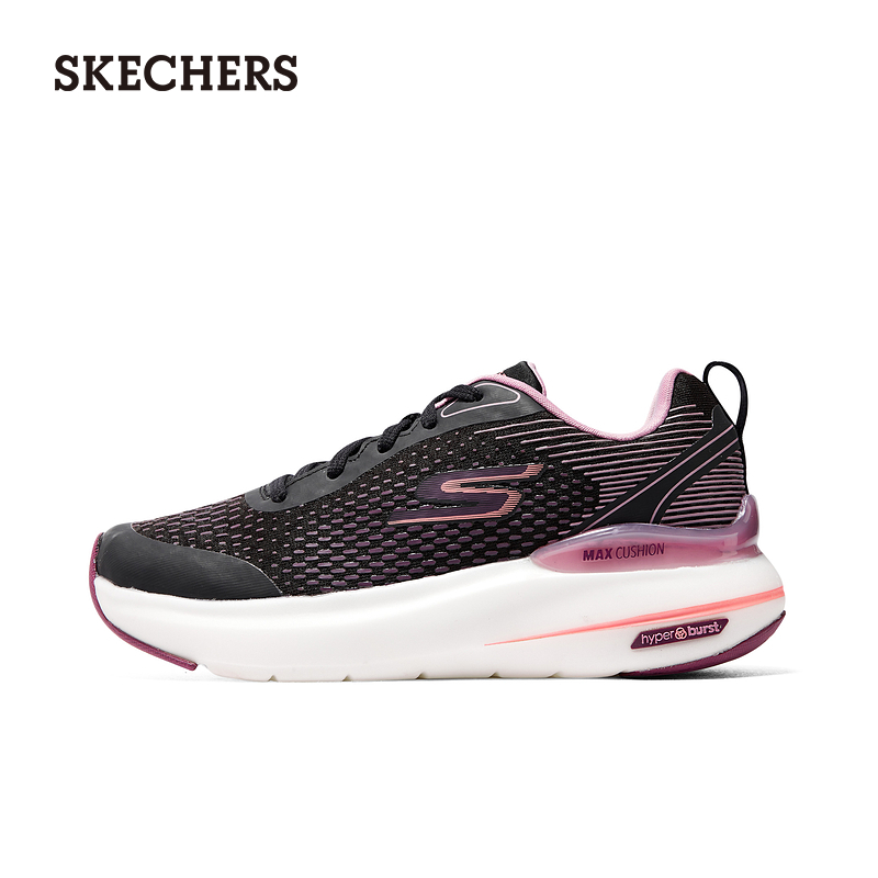 Skechers斯凯奇正品奥莱 新款女子超轻缓震跑鞋双层透气运动鞋子 - 图1