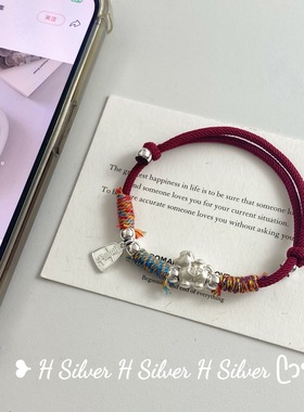 S925银马上有钱新中式风手工