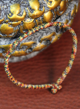 端午情侣款五彩黄正宗九乘金刚结