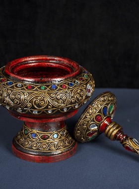 泰国金箔收纳盒东南亚工艺品摆件