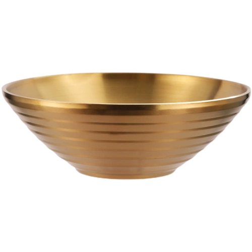 Золотая чаша Дуйу Японская рамэн миска 304 из нержавеющей стали миска с лапшой Горячая пудру порошкообразной миски миска миска миска миска миска