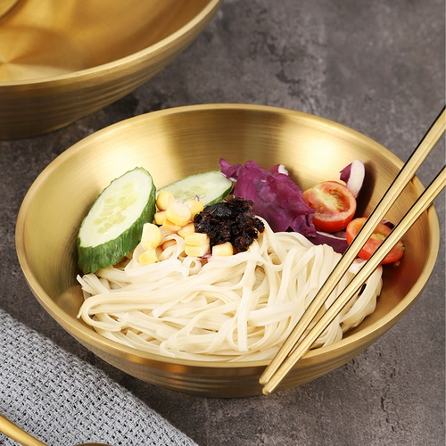 Золотая чаша Дуйу Японская рамэн миска 304 из нержавеющей стали миска с лапшой Горячая пудру порошкообразной миски миска миска миска миска миска
