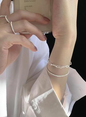 链条叠戴手链时尚通勤简约轻奢