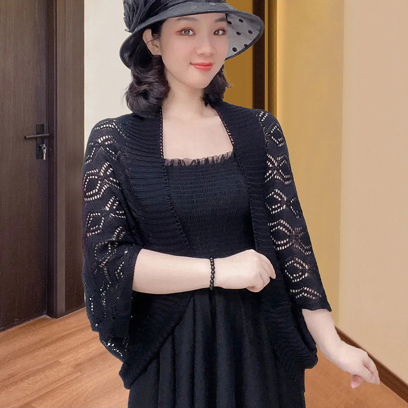 春季冰丝针织衫开衫披肩女夏薄款小坎肩外套防晒罩衫短款上衣外搭,淘宝优惠券,粉丝福利购,淘宝优惠卷