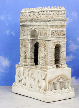 凯旋门雄狮法国装饰品树脂