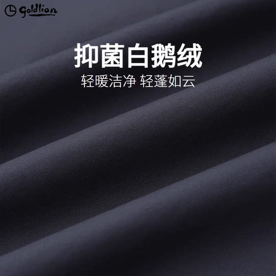 【抑菌白鹅绒】2025秋冬新款男士格雷系运动户外休闲羽绒服外套