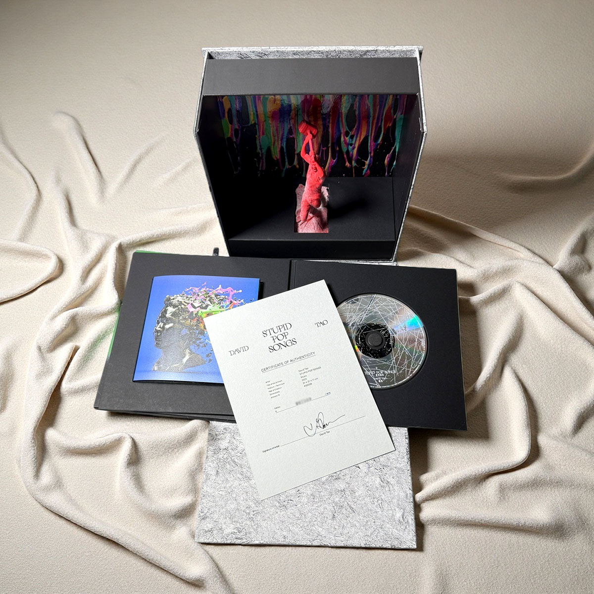 正版 陶喆新专辑 STUPID POP SONGS 敲击公仔 限量精装版 CD - 图1