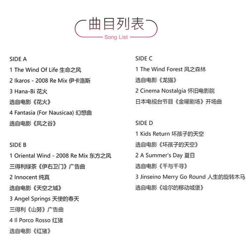 久石让黑胶唱片lp 琴话绵绵最爱精选钢琴曲 留声机唱盘12寸碟正版 - 图1