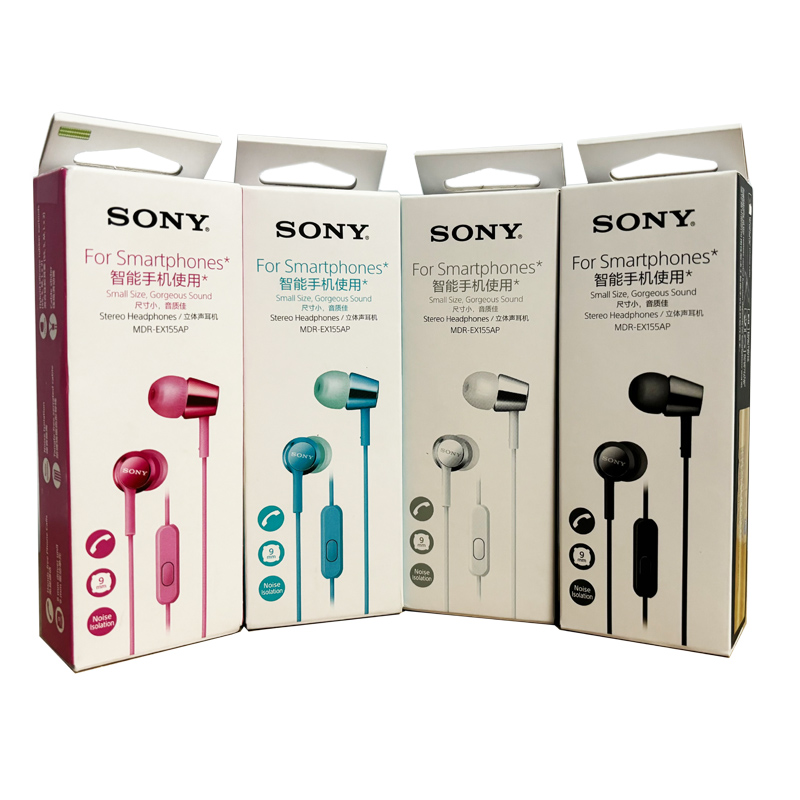 正品Sony/索尼 MDR-EX155AP入耳式耳机 国行联保手机通话k歌线控 - 图3